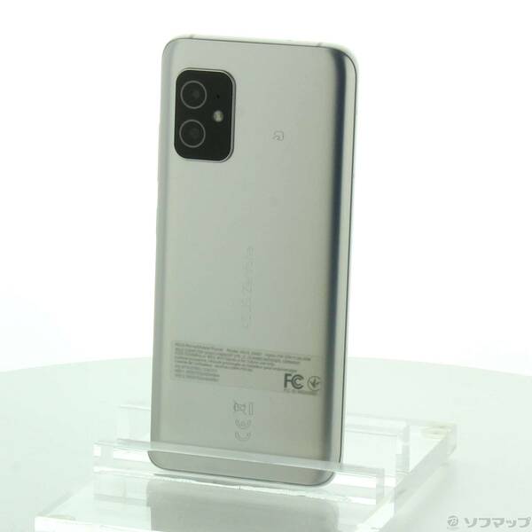 【中古】ASUS(エイスース) Zenfone 8 256GB ホライゾンシルバー ZS590KS-SL256S8 SIM無償性 【276-ud】