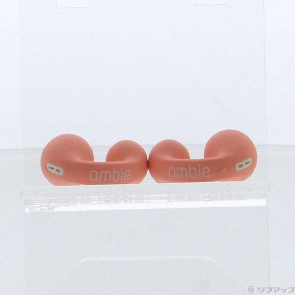 【中古】ambie(アンビー) ambie sound earcuffs Flamingo×Beige フラミンゴ×ベージュ AM-TW02／FBC 【377-ud】