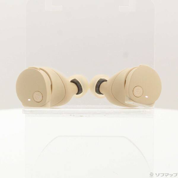 【中古】audio-technica(オーディオテクニカ) SOLID BASS ATH-CKS50TW2 ベージュ 【377-ud】