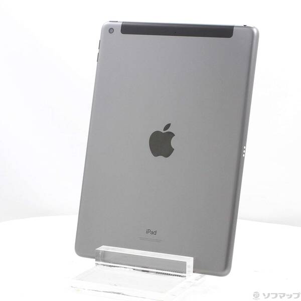 【中古】Apple(アップル) iPad 第9時人 64GB あき場所薄墨色 MK473J／A SoftBank鍵を掛ける取りけすSIM無償性 【377-ud】