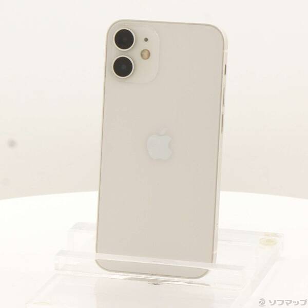 【中古】Apple(アップル) iPhone12 mini 64GB 白いこと MGA63J／A SIM無償性 【276-ud】