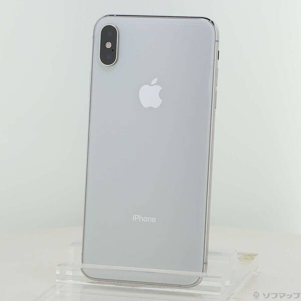 【中古】Apple(アップル) iPhoneXS Max 256GB しろがね色 MT6V2J／A SIM無償性 【377-ud】