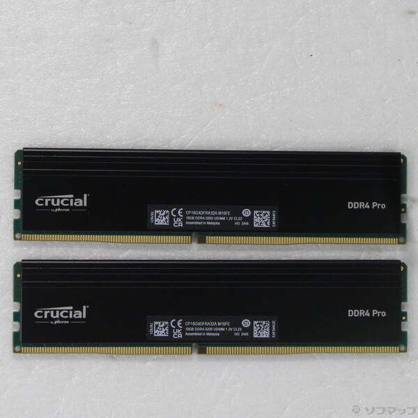 【中古】Crucial CT2K8G4DFRA32A 16GB 8GB×2枚組 【262-ud】
