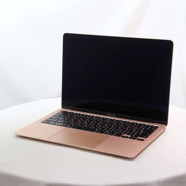 【中古】Apple(アップル) MacBook Air 13.3-inch Early-2020 MWTL2J／A Core_i3 1.1GHz 8GB SSD256GB ゴールド 〔10.15 Catalina〕 【258-ud】