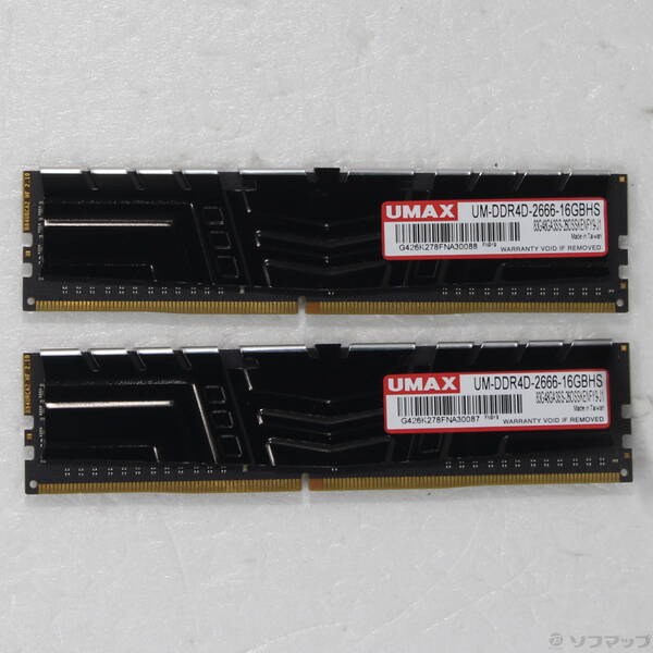 【中古】288P パソコン4-21300 DDR4-2666 16GB 8GB×2枚組 【262-ud】