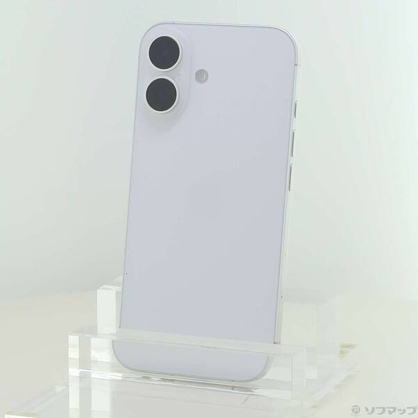 【中古】Apple(アップル) iPhone16 128GB 白いこと MYDR3J／A SIM無償性 【262-ud】