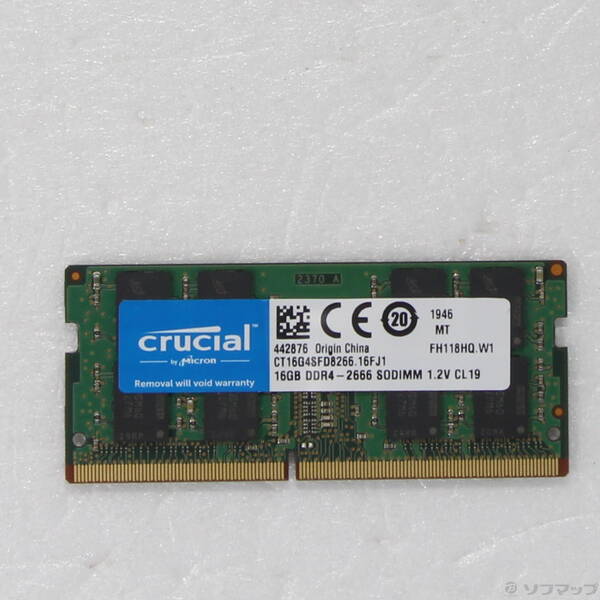 【中古】Crucial CT16G4SFD8266 【262-ud】