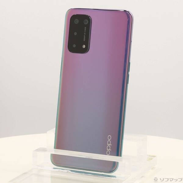 【中古】OPPO(オッポ) OPPO A54 5G 64GB ファンタスティックパープル OPG02 au鍵を掛ける取りけすSIM無償性 【344-ud】