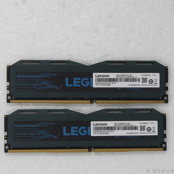 【中古】288P DDR4 パソコン4-25600 DDR4-3200 32GB 16GB×2枚組 【262-ud】