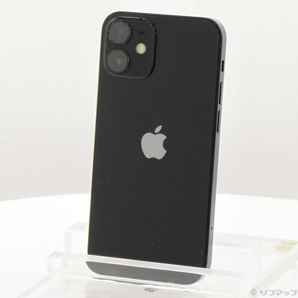 【中古】Apple(アップル) iPhone12 mini 64GB 黒いこと NGA03J／A SIM無償性 【377-ud】