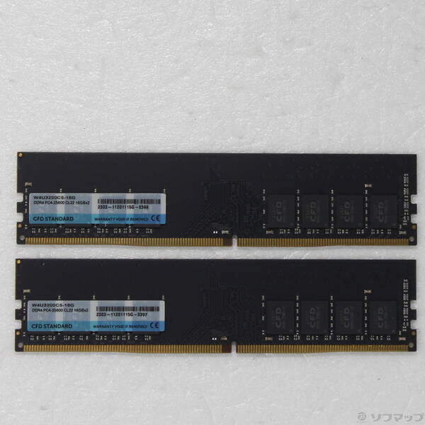 【中古】CFD(シーエフディー) W4U3200CS-16G 32GB 16GB×2枚組 【262-ud】