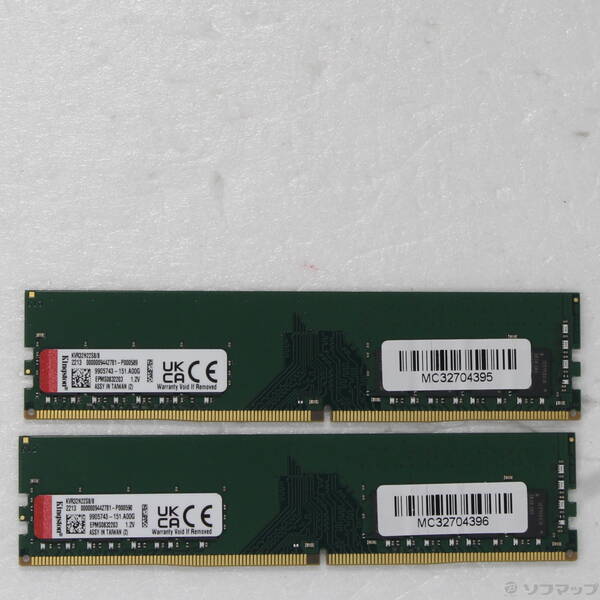 【中古】288P パソコン4-25600 DDR4-3200 16GB 8GB×2枚組 【344-ud】