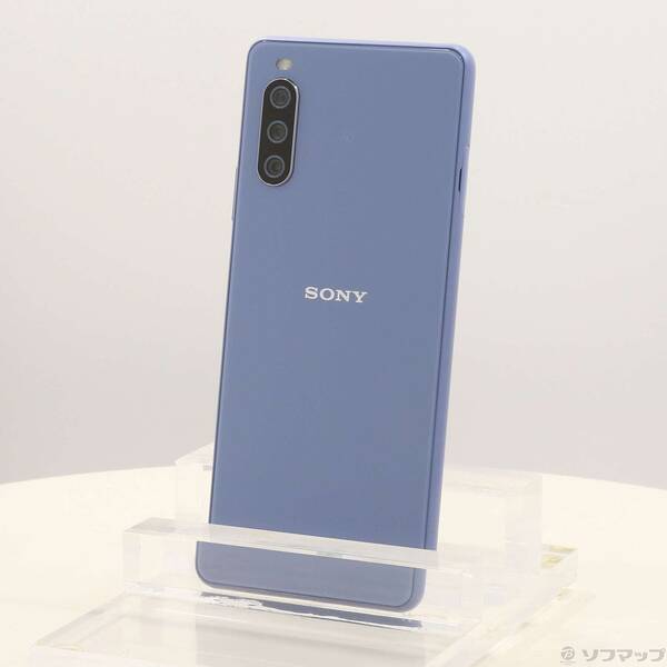 【中古】SONY(ソニー) Xperia 10 III 128GB 青み SOG04 au鍵を掛ける取りけすSIM無償性 【368-ud】