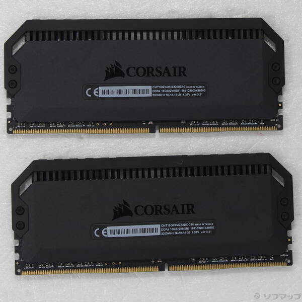 【中古】CORSAIR CMT16GX4M2Z3200C16 【344-ud】