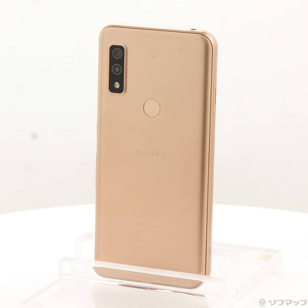 【中古】FUJITSU(富士通） arrows We 64GB サクラ色ゴールド FCG01 au SIM無償性 【377-ud】
