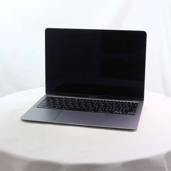 【中古】Apple(アップル) MacBook Air 13.3-inch Early-2020 MWTJ2J／A Core_i3 1.1GHz 8GB SSD256GB 間隔文字薄墨色 〔10.15 Catalina〕 【377-ud】