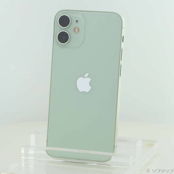 【中古】Apple(アップル) iPhone12 mini 128GB 緑であること MGDQ3J／A SIM無償性 【276-ud】