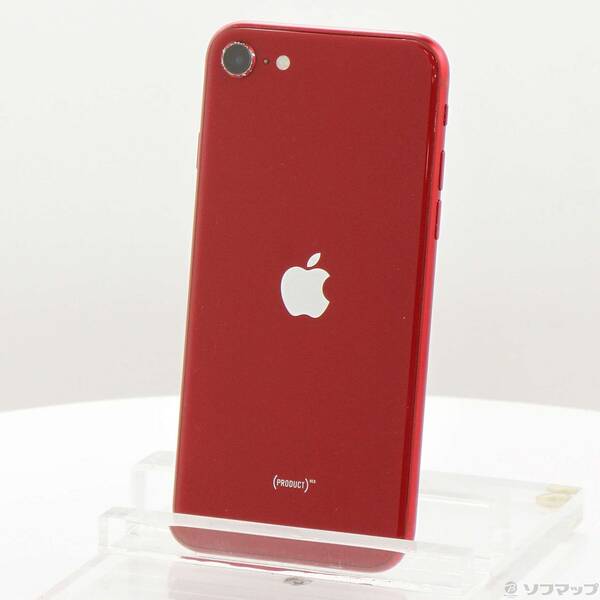 【中古】Apple(アップル) iPhone SE 第3時人 128GB 売り物赤いこと MMYH3J／A SIM無償性 【377-ud】