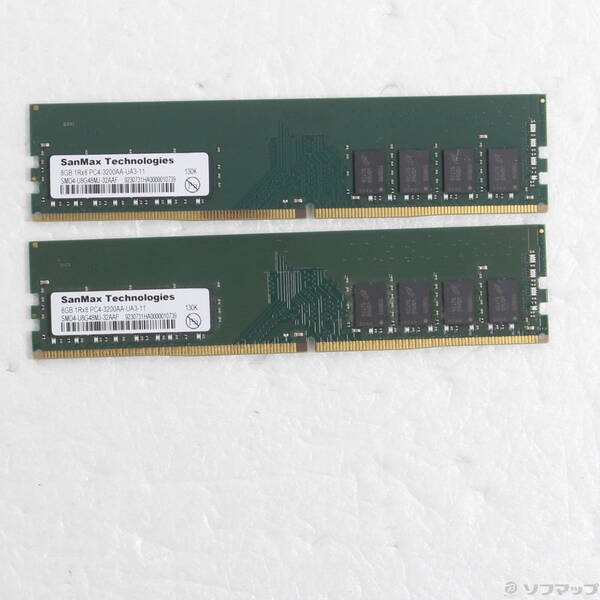 【中古】288P パソコン4-25600 DDR4-3200 16GB 8GB×2枚組 【344-ud】