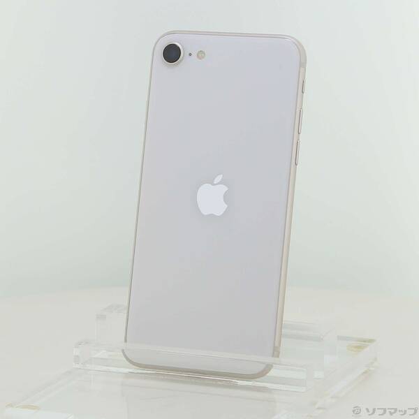【中古】Apple(アップル) iPhone SE 第3時人 64GB はやりっ児点火装置 MMYD3J／A SIM無償性 【377-ud】