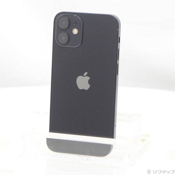 【中古】Apple(アップル) iPhone12 mini 64GB 黒いこと NGA03J／A SIM無償性 【377-ud】