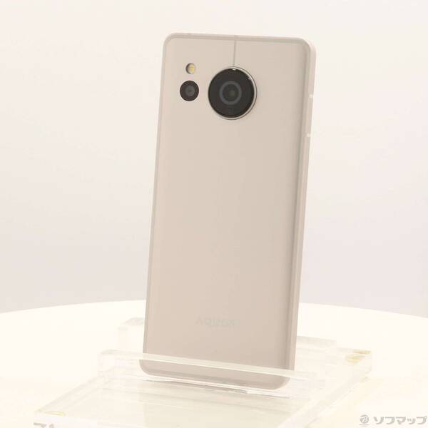 【中古】SHARP(小ざかしい) AQUOS sense8 128GB ライトカッパー SHG11 au SIM無償性 【377-ud】