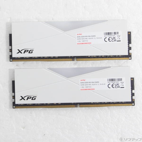 【中古】ADTECHNO(エーディーテクノ) XPG SPECTRIX D50 RGB DDR4-3200 16GB×2 【344-ud】