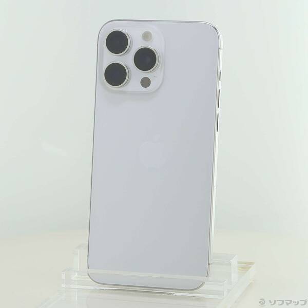 【中古】Apple(アップル) iPhone15 Pro Max 512GB 白いことチタニウム MU6V3J／A SIM無償性 【377-ud】