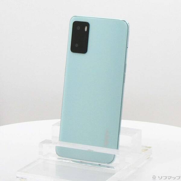 【中古】OPPO(オッポ) OPPO A55s 5G 64GB 緑であること CPH2309 SIM無償性 【344-ud】