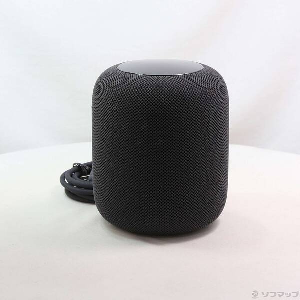 【中古】Apple(アップル) HomePod 第1時人 MQHW2J／A 間隔文字薄墨色 【377-ud】