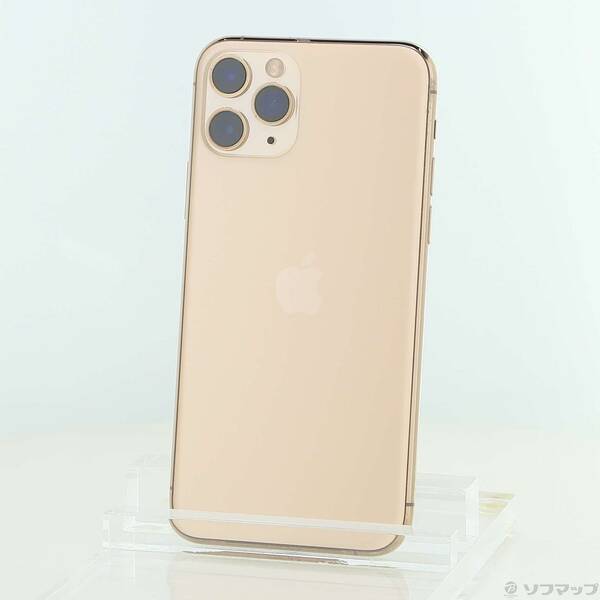 【中古】Apple(アップル) iPhone11 Pro 64GB ゴールド MWC52J／A SIM無償性 【377-ud】
