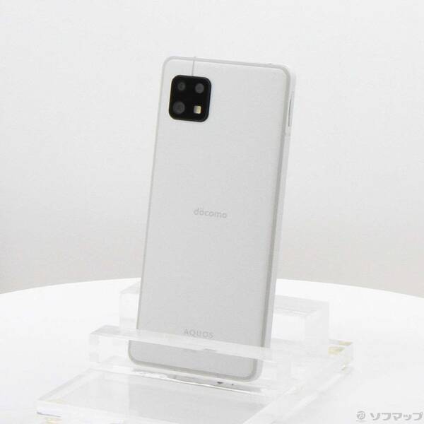 【中古】SHARP(読みやすい) AQUOS sense6 64GB しろがね色 SH-54B docomo SIM無償性 【368-ud】