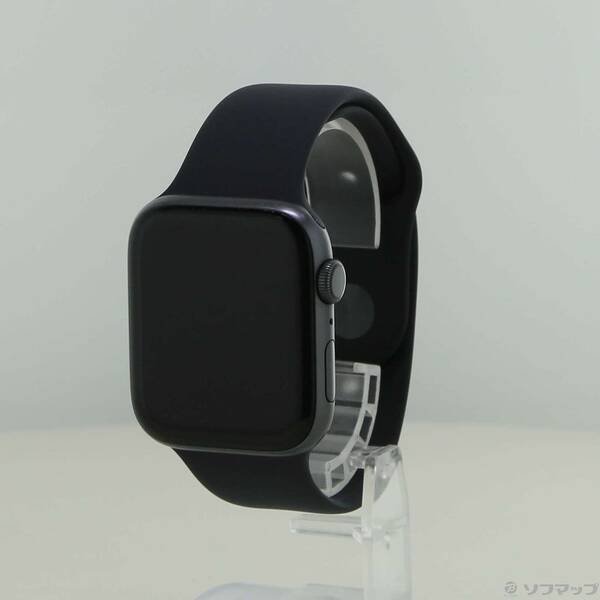 【中古】Apple(アップル) Apple Watch Series 4 GPS 44粍 スペースグレイアルミニウムケース 黒いこと運動競技ダンス楽隊 【247-ud】