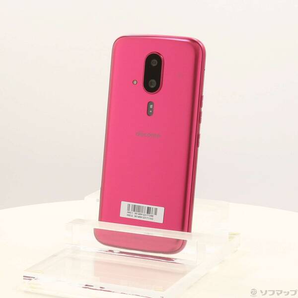 【中古】FCNT らくらくかっこ良い電話機 128GB サクラ色 F-53E docomo SIM無償性 【295-ud】