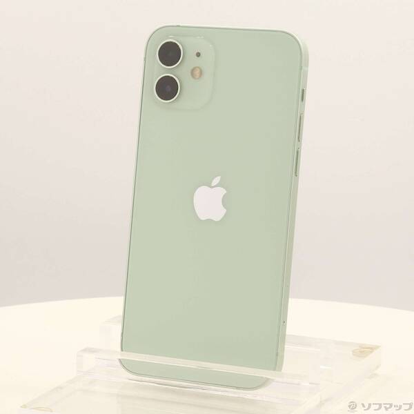 【中古】Apple(アップル) iPhone12 64GB 緑であること MGHT3J／A SIM無償性 【377-ud】