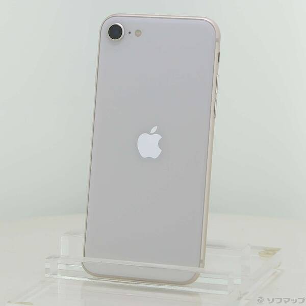【中古】Apple(アップル) iPhone SE 第3時人 64GB はやりっ児点火装置 MMYD3J／A SIM無償性 【258-ud】