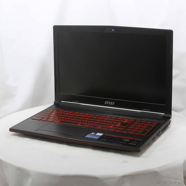 【中古】MSI(エムエスアイ) GL63 8RC-1060JP 黒いこと 【377-ud】