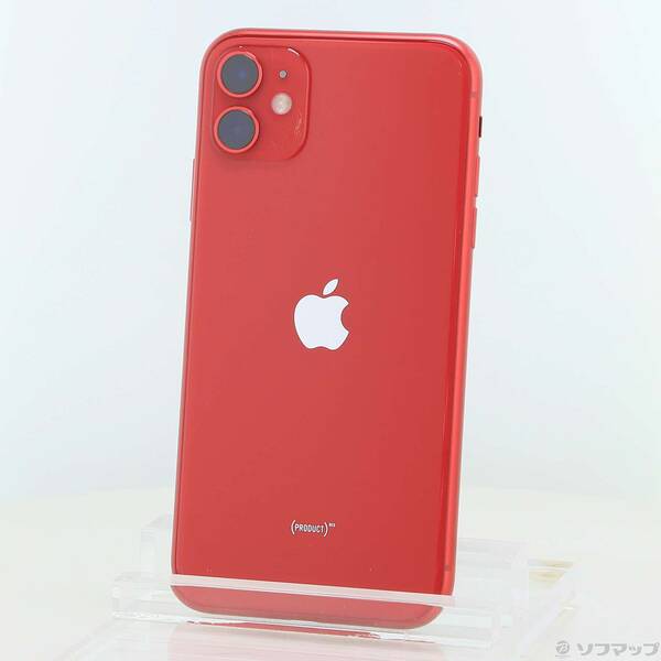 【中古】SoftBank iPhone11 64GB 生産物赤いこと MWLV2J／A SoftBank 【352-ud】