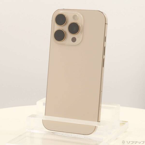 【中古】Apple(アップル) iPhone16 Pro 128GB 乾荒原チタニウム FYMX3J／A SIM無償性 【377-ud】