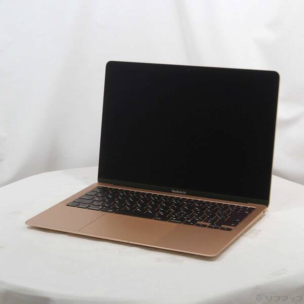 【中古】Apple(アップル) MacBook Air 13.3-inch Late-2020 MGND3J／A Apple M1 8中核グループ中央処理装置_7中核グループGPU 8GB SSD256GB ゴールド 〔26.3 Tahoe〕 【297-ud】