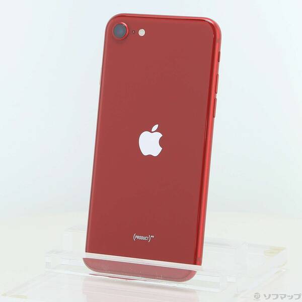 【中古】Apple(アップル) iPhone SE 第3時人 64GB 売り物赤いこと MMYE3J／A SIM無償性 【377-ud】