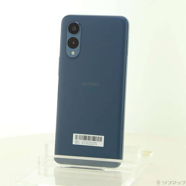 【中古】FCNT arrows We2 64GB ネイビーグリーン FCG02 au SIM無償性 【377-ud】