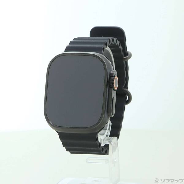 【中古】Apple(アップル) Apple Watch Ultra 3 GPS + Cellular 49粍 ブラックチタニウムケース ブラックオーシャンバンド 【258-ud】