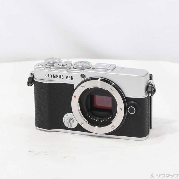 【中古】OLYMPUS(オリンパス) OLYMPUS PEN E-P7 上半身 しろがね色 【344-ud】