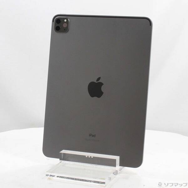 【中古】Apple(アップル) iPad Pro 11in 第2時人 128GB 間隔文字薄墨色 MY232J／A Wi-Fi 【352-ud】
