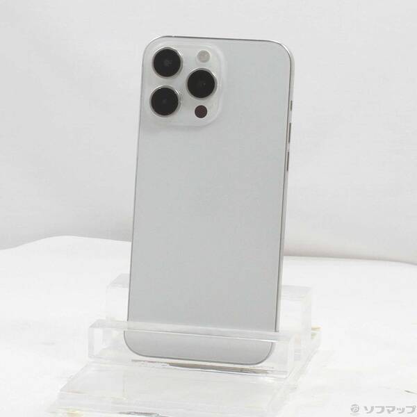 【中古】Apple(アップル) iPhone15 Pro Max 256GB 白いことチタニウム NU6Q3J／A SIM無償性 【377-ud】