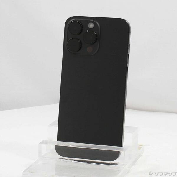 【中古】Apple(アップル) iPhone15 Pro Max 512GB 黒いことチタニウム MU6U3J／A SIM無償性 【377-ud】