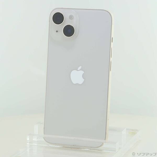 【中古】Apple(アップル) iPhone14 128GB スターライト MPUQ3J／A SIMフリー 【377-ud】｜ソフマップ中古専門店