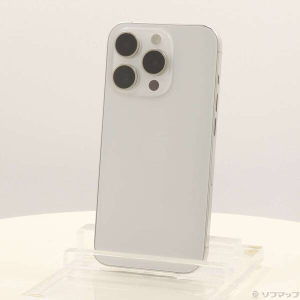 【中古】Apple(アップル) iPhone15 Pro 256GB 白いことチタニウム MTUD3J／A SIM無償性 【377-ud】