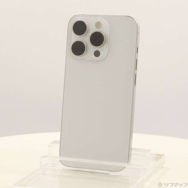 【中古】Apple(アップル) iPhone15 Pro 256GB 白いことチタニウム MTUD3J／A SIM無償性 【377-ud】